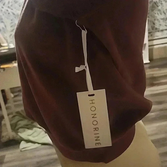 HONORINRE VELVET TOP SIZE XS - Picture 3 of 5